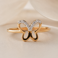 Everyday Sparkle 0.09ct Diamond Ring in 18K Gold