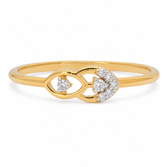 Everyday Sparkle 0.05ct Diamond Ring in 18K Gold
