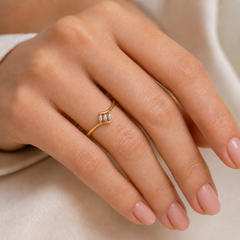 Everyday Sparkle 0.10ct Diamond Ring in 18K Gold