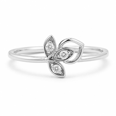 Everyday Sparkle 0.05ct Diamond Ring in 18K Gold