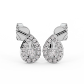18K Gold Diamond Earrings