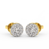 18K Gold Diamond Earrings