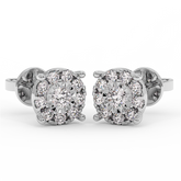 18K Gold Diamond Earrings