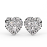 18K Gold Diamond Earrings