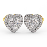 18K Gold Diamond Earrings