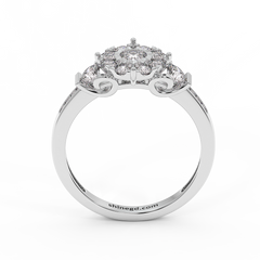 18K Gold Diamond Ring