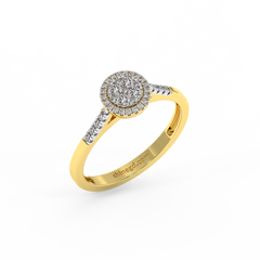 18K Gold Diamond Ring