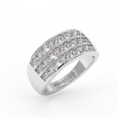 18K Gold Diamond Ring