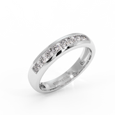 18K Gold Diamond Band Ring