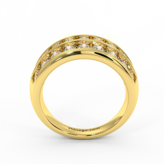 18K Gold Diamond Ring