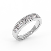 18K Gold Channel Set Diamond Ring