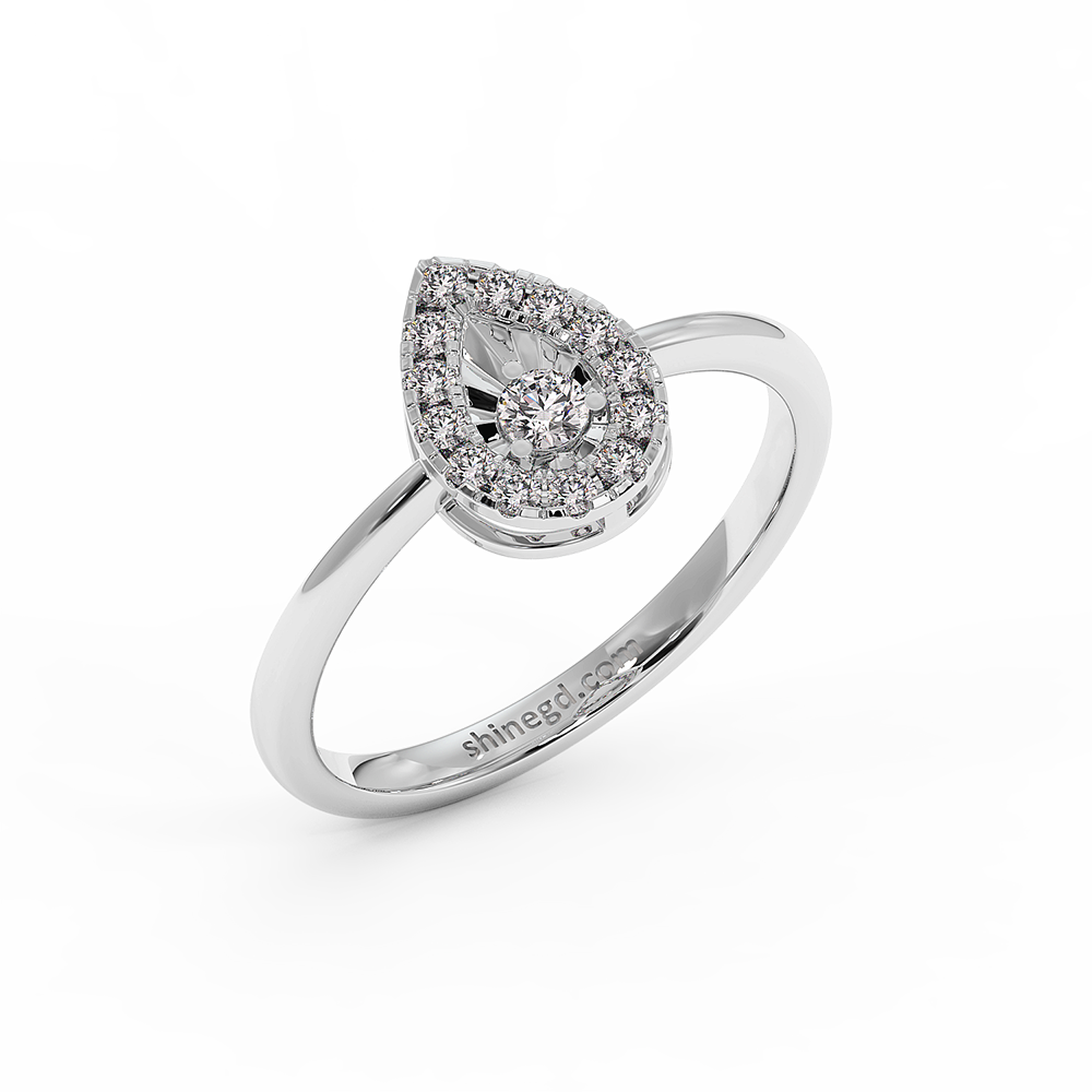 18K Gold Diamond Ring