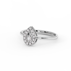 18K Gold Diamond Ring