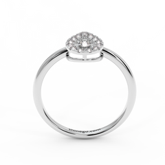 18K Gold Diamond Ring