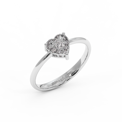 18K Gold Diamond Ring