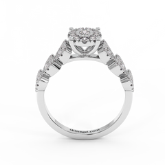 18K Gold Diamond Ring