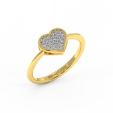 18K Gold Diamond Ring