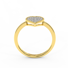 18K Gold Diamond Ring
