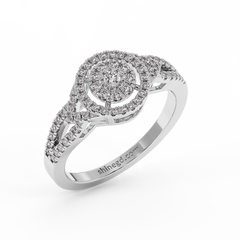 18K Gold Diamond Ring