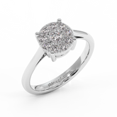 18K Gold Diamond Ring