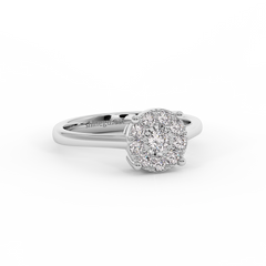 18K Gold Diamond Ring