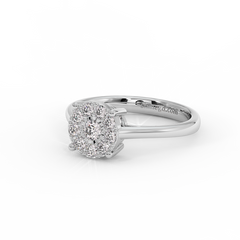 18K Gold Diamond Ring