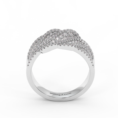 18K Gold Diamond Ring
