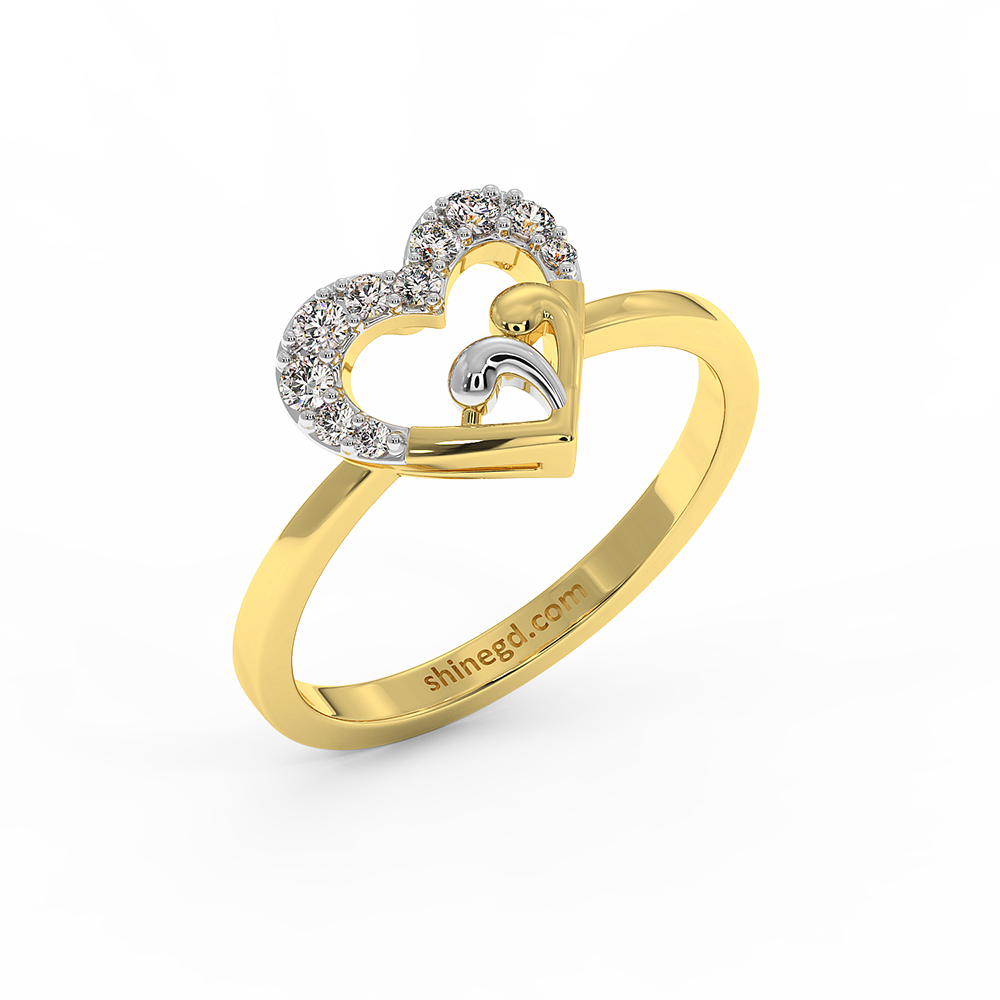18K Gold Diamond Ring