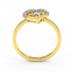 18K Gold Diamond Ring
