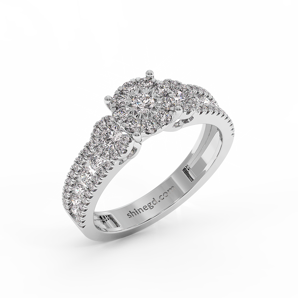 18K Gold Diamond Ring