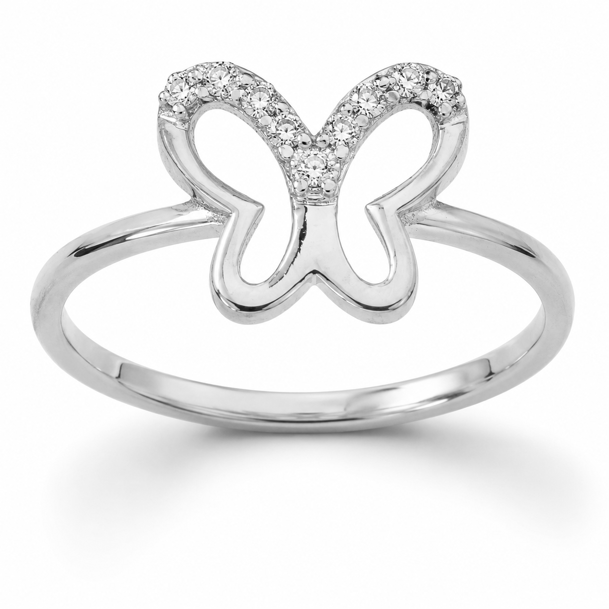 Everyday Sparkle 0.09ct Diamond Ring in 18K Gold