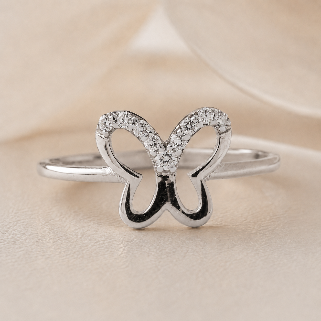 Everyday Sparkle 0.09ct Diamond Ring in 18K Gold