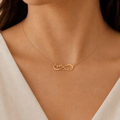 Personalized Arabic Infinity Name Necklace