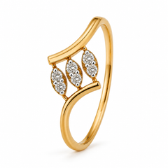 Everyday Sparkle 0.10ct Diamond Ring in 18K Gold