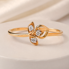 Everyday Sparkle 0.05ct Diamond Ring in 18K Gold