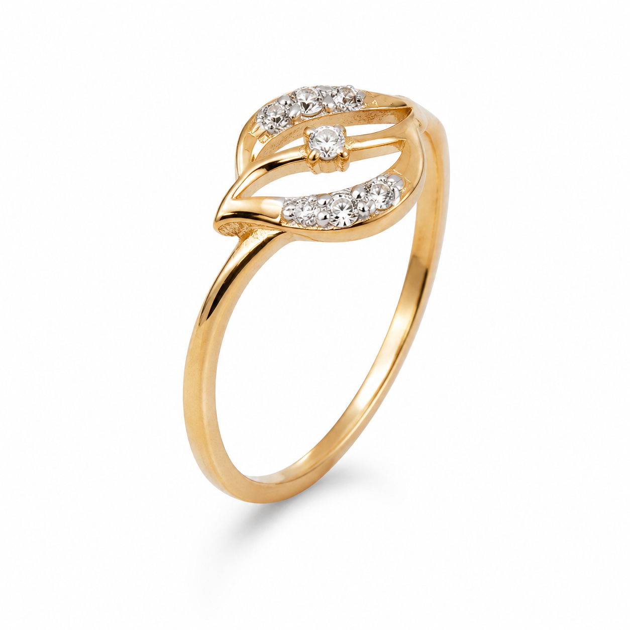 Everyday Sparkle 0.07ct Diamond Ring in 18K Gold