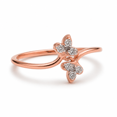 Everyday Sparkle 0.06ct Diamond Ring in 18K Gold