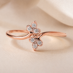 Everyday Sparkle 0.06ct Diamond Ring in 18K Gold