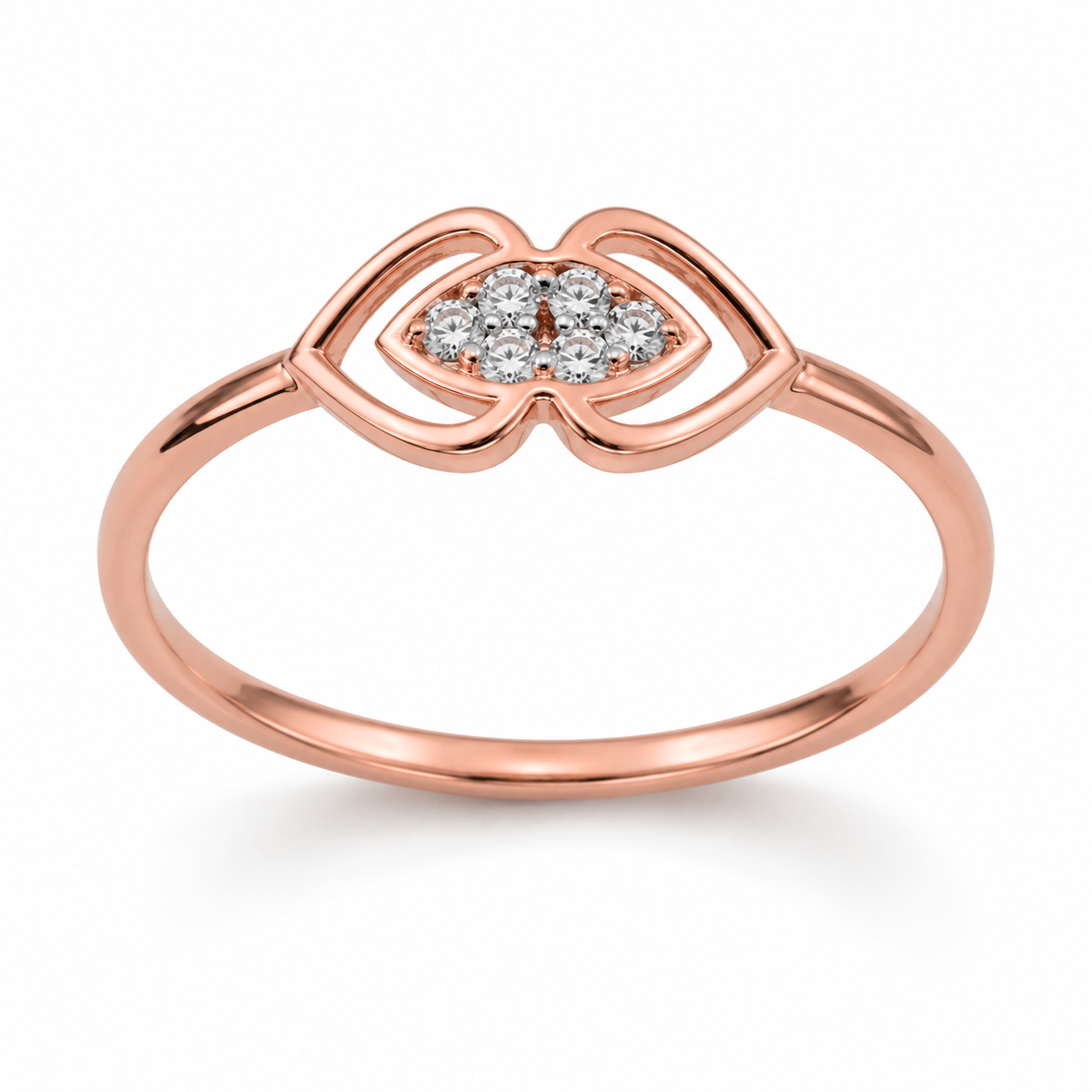Everyday Sparkle 0.04ct Diamond Ring in 18K Gold