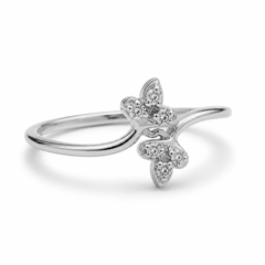 Everyday Sparkle 0.06ct Diamond Ring in 18K Gold
