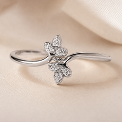 Everyday Sparkle 0.06ct Diamond Ring in 18K Gold