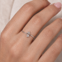 Everyday Sparkle 0.06ct Diamond Ring in 18K Gold