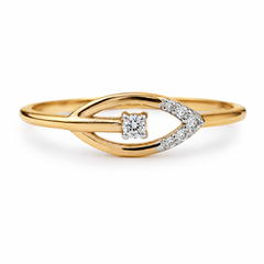 Everyday Sparkle 0.05ct Diamond Ring in 18K Gold