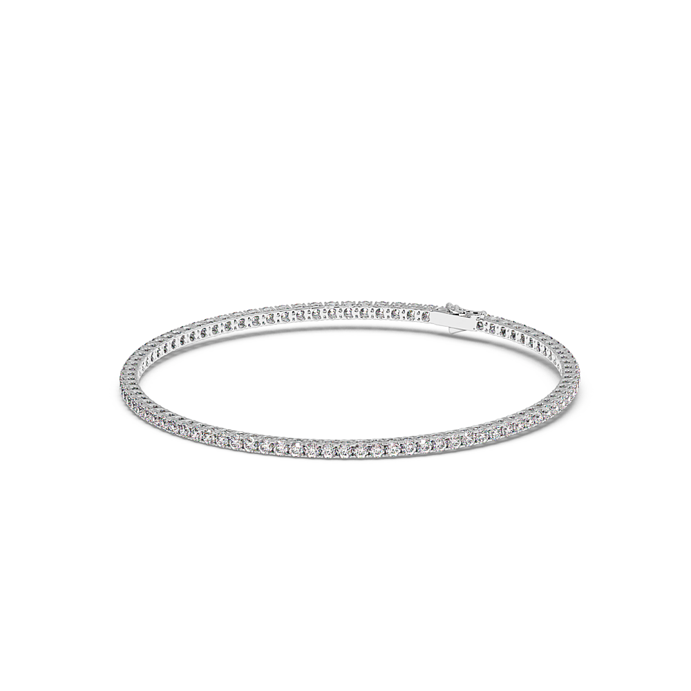 18K Gold Diamond Tennis Bracelet – Classic