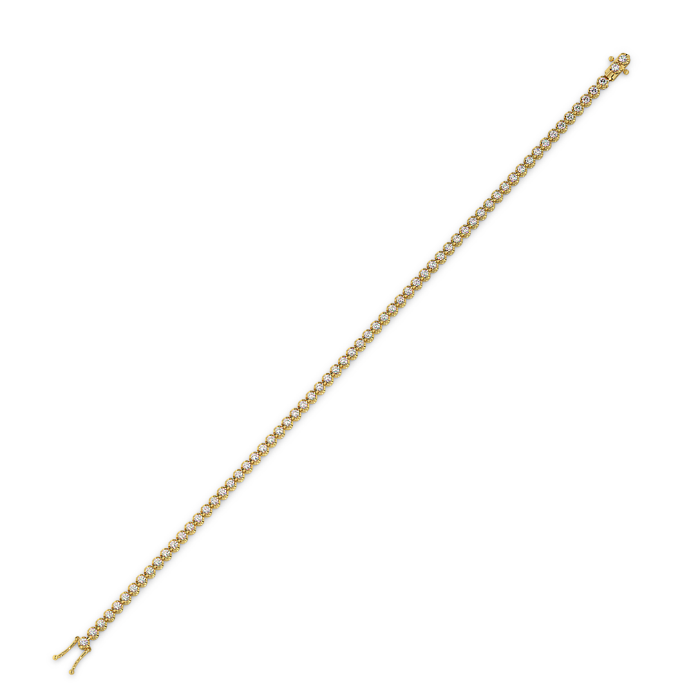18K Gold Diamond Tennis Bracelet