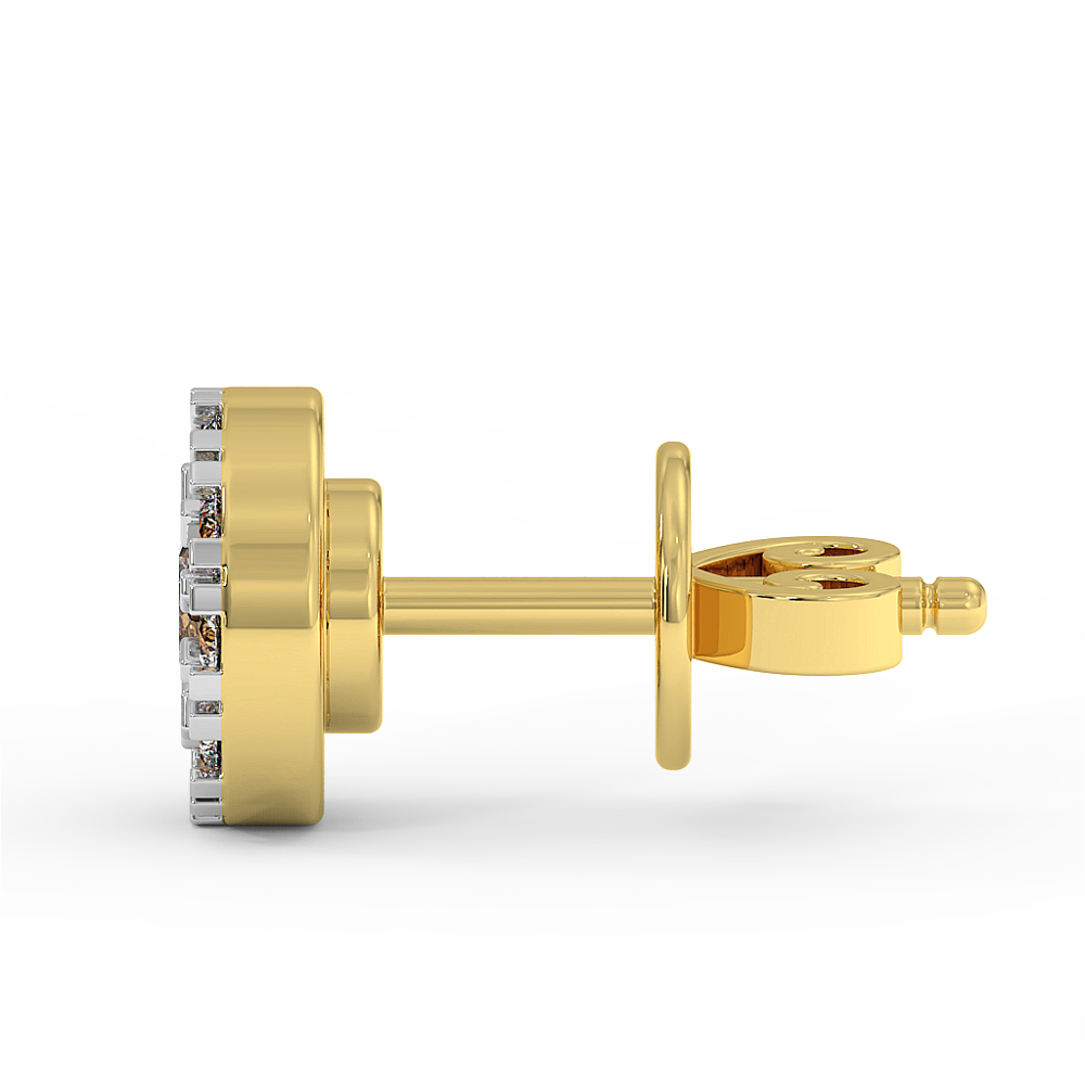 18K Gold Diamond Earrings