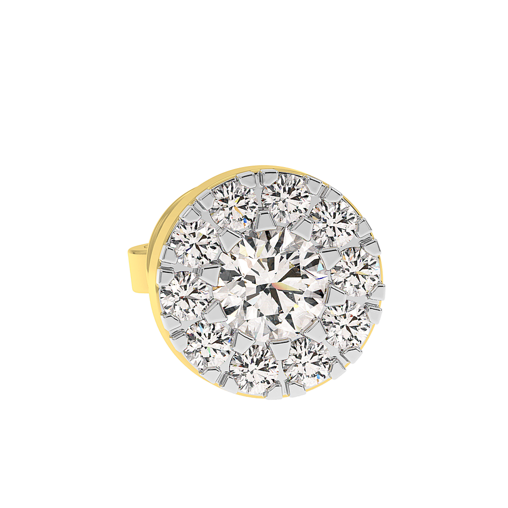 18K Gold Diamond Earrings