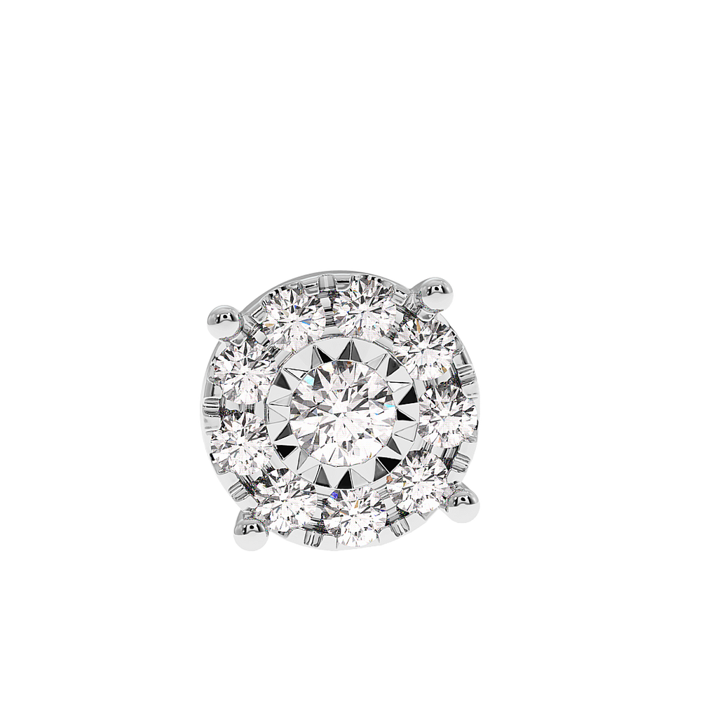 18K Gold Diamond Earrings
