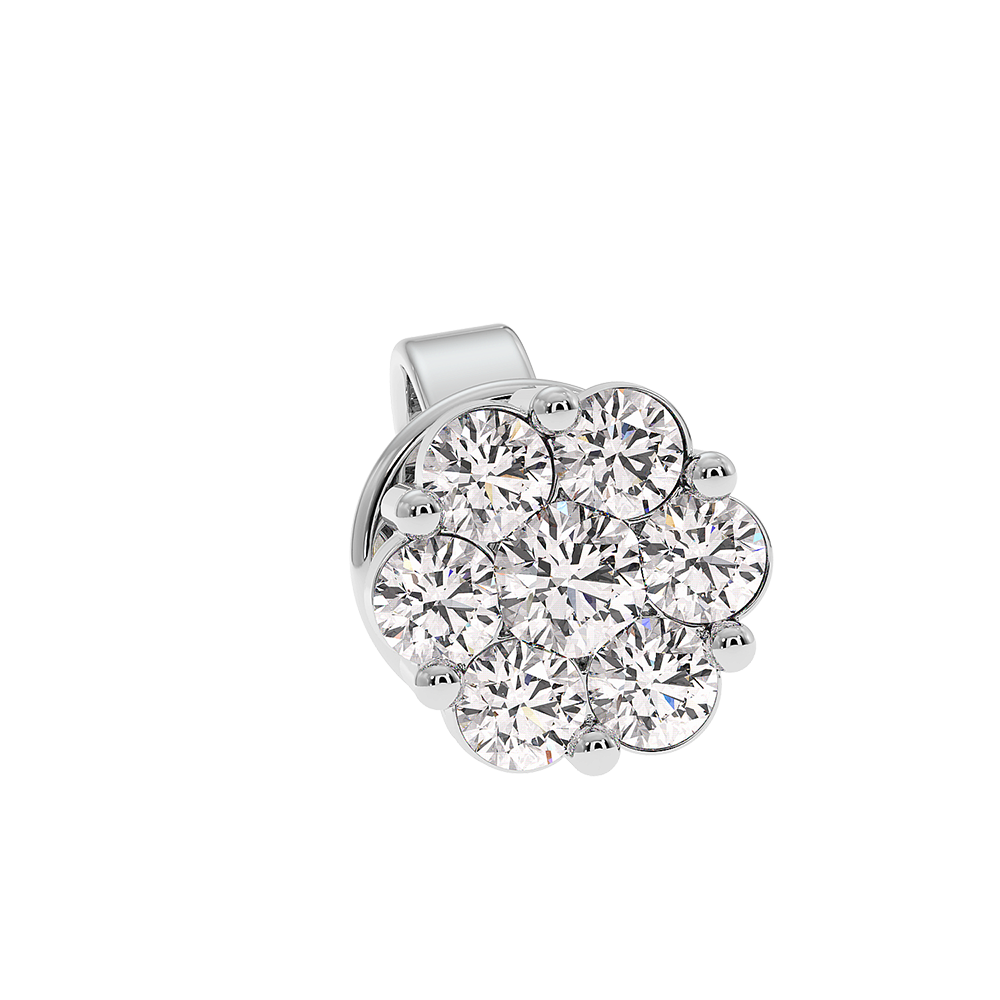 18K Gold Diamond Earrings