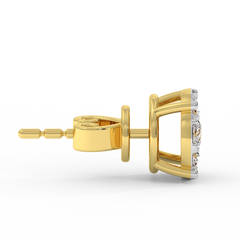 18K Gold Diamond Earrings